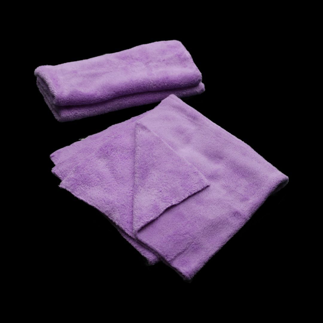 Coral Fleece Towel 300 GSM in Violett – 40×40 cm Innenraum-Tuch