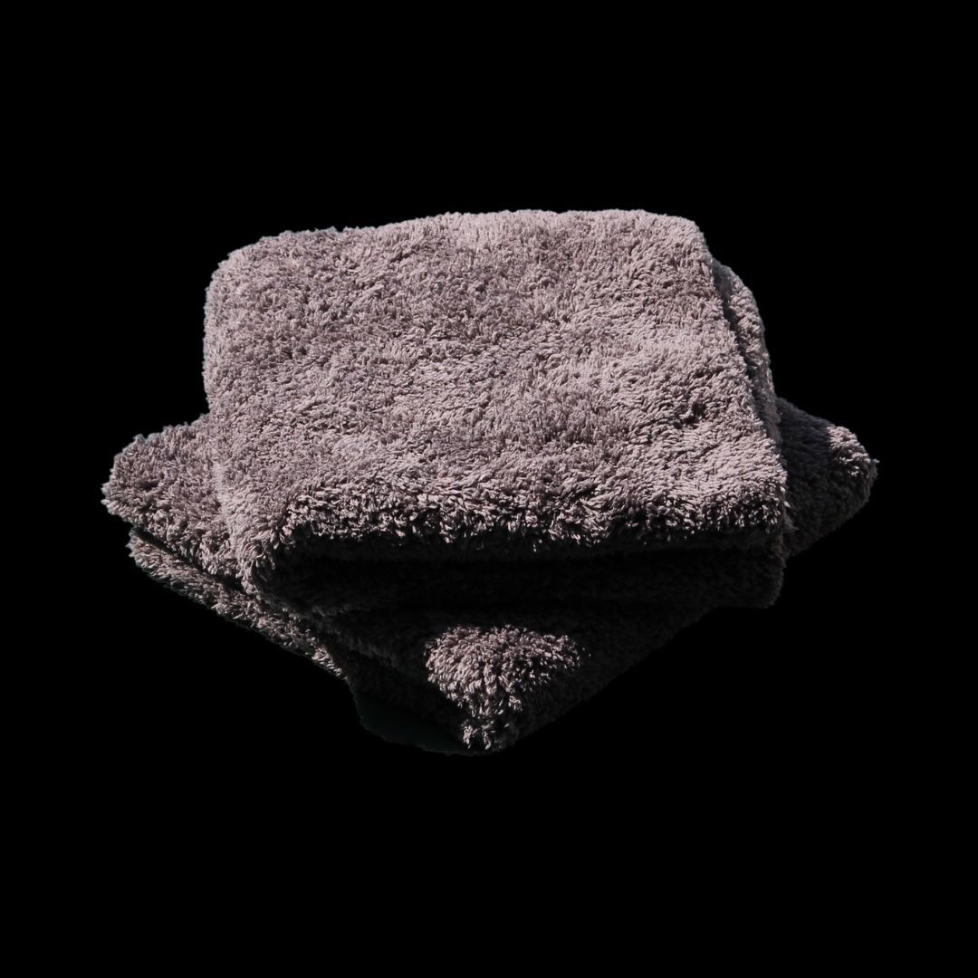 Coral Fleece Towel 500 GSM in Dunkelgrau – 40×40 cm Poliertuch