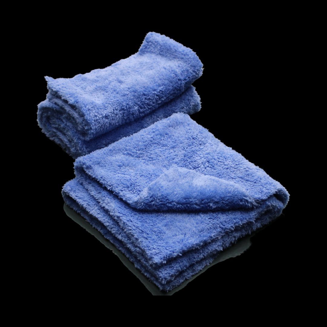 Coral Fleece Towel 500 GSM in Hellblau – 40×40 cm Poliertuch